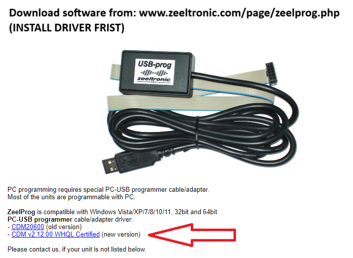 Zeeltronic CDI Programmable Ignition USB Computer Programmer - ZeelPrg PC-USB